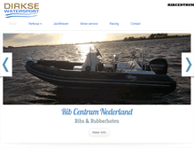Tablet Screenshot of dirksewatersport.nl